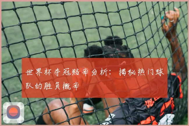 世界杯夺冠赔率分析：揭秘热门球队的胜负概率
