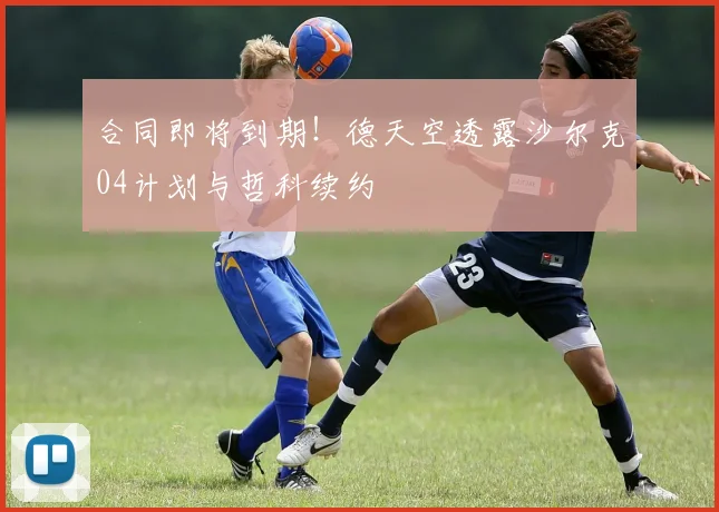 合同即将到期!德天空透露沙尔克04计划与哲科续约
